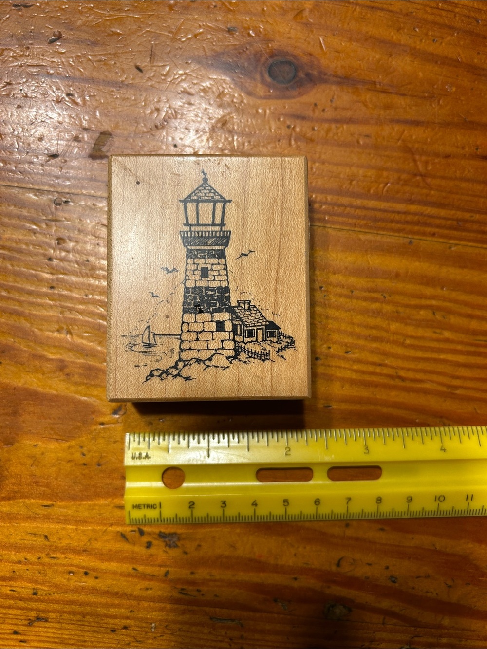 PSX lighthouse stamp